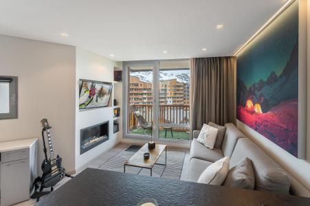 Rent in ski resort 2 room apartment sleeping corner 4 people (48) - Résidence la Roche Blanche - Val Thorens - Living room