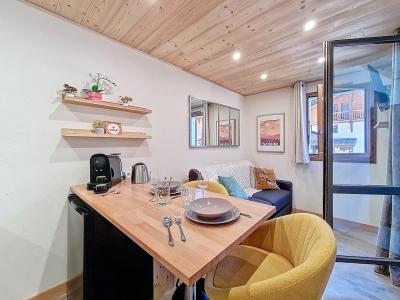 Ski verhuur Studio cabine 4 personen (06) - Résidence Lauzière - Val Thorens - Woonkamer