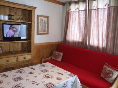 Ski verhuur Studio cabine 4 personen (14) - Résidence le Joker - Val Thorens - Woonkamer