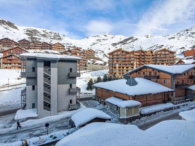 Rent in ski resort Studio cabin 4 people (4) - Résidence Les Olympiades - Val Thorens - Winter outside