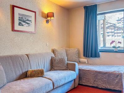 Ski verhuur Studio 3 personen (24) - Résidence Les Olympiades - Val Thorens - Woonkamer