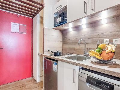 Ski verhuur Studio 3 personen (9) - Résidence Les Olympiades - Val Thorens - Keuken