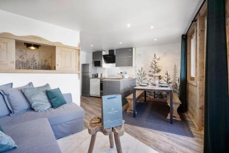 Skiverleih 3-Zimmer-Appartment für 4 Personen (NAZCA - F10) - Résidence Les Temples du Soleil - Nazca - Val Thorens - Wohnzimmer