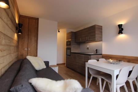 Ski verhuur Studio cabine 4 personen (508) - Résidence les Trois Vallées - Val Thorens - Woonkamer