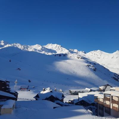 Ski verhuur Appartement 1 kamers 4 personen (27) - Résidence Reine Blanche - Val Thorens - Buiten winter