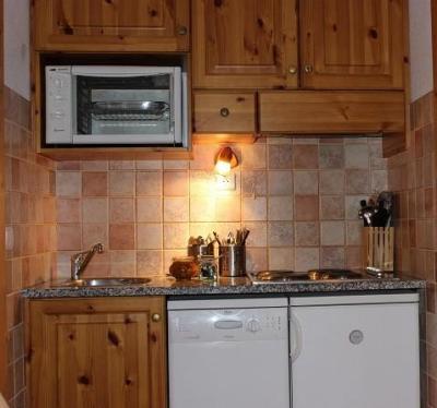 Rent in ski resort 2 room apartment cabin 4 people (71) - Résidence Reine Blanche - Val Thorens - Kitchenette