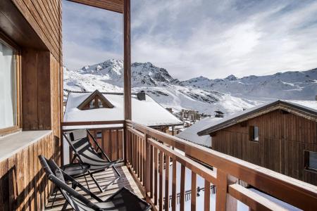 Skiverleih 4 Zimmer Maisonettewohnung für 12 Personen (ALASKA 6) - Résidence Rosaël - Alaska - Val Thorens - Balkon