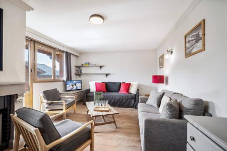 Ski verhuur Appartement 3 kamers 8 personen (ALASKA 5) - Résidence Rosaël - Alaska - Val Thorens - Woonkamer