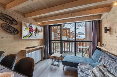 Rent in ski resort 3 room apartment sleeping corner 6 people (464) - Résidence Silveralp - Val Thorens - Living room