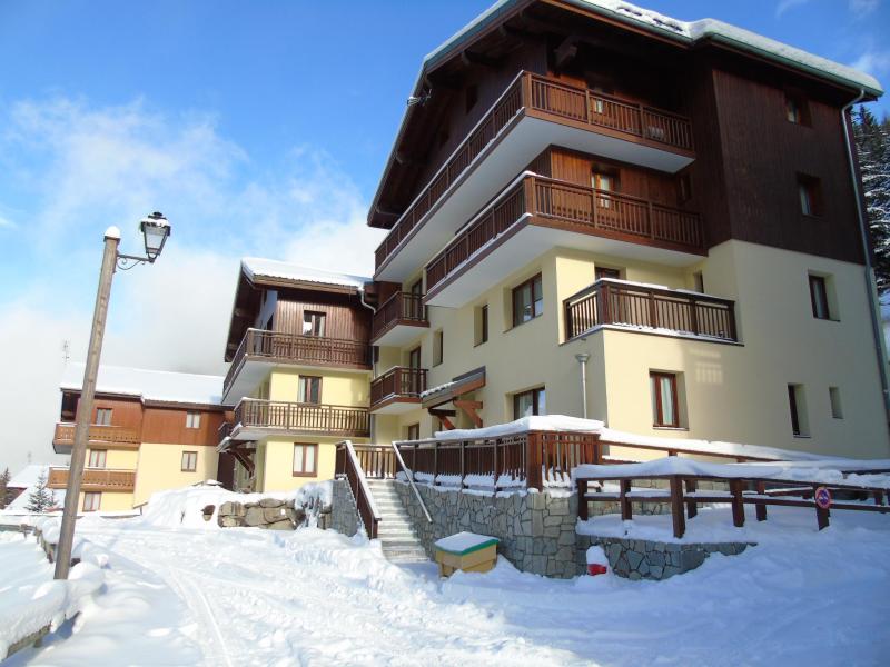 Аренда на лыжном курорте Апартаменты 3 комнат кабин 6 чел. (I02) - Chalet Arrondaz - Valfréjus - зимой под открытым небом
