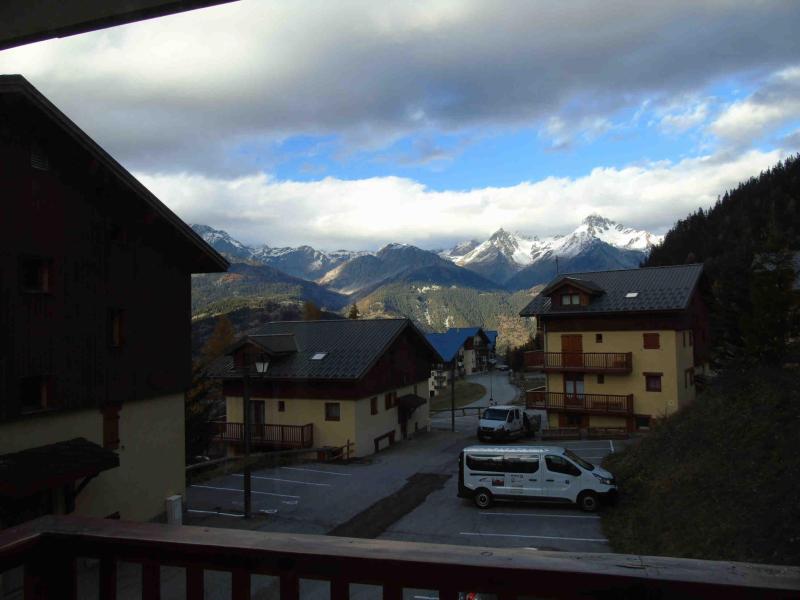 Skiverleih 3-Zimmer-Holzhütte für 6 Personen (E3) - Chalet Arrondaz - Valfréjus - Balkon