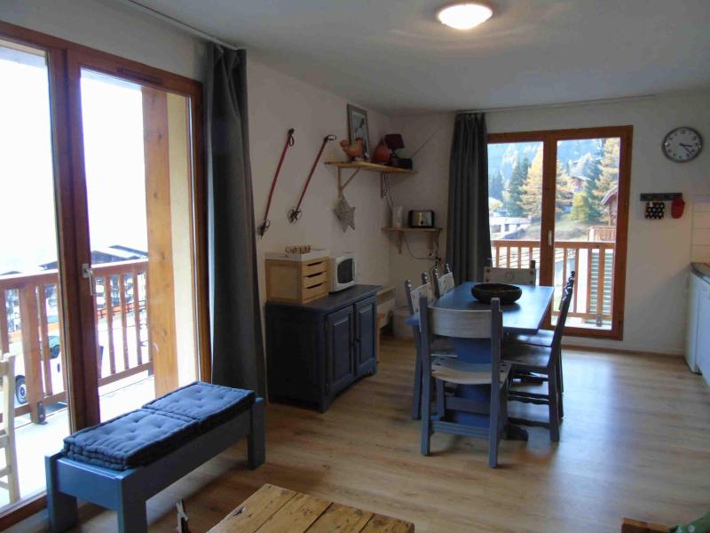 Skiverleih 3-Zimmer-Holzhütte für 6 Personen (F2) - Chalet Arrondaz - Valfréjus - Wohnzimmer