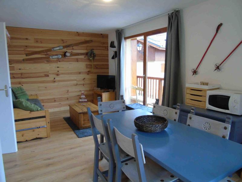 Skiverleih 3-Zimmer-Holzhütte für 6 Personen (F2) - Chalet Arrondaz - Valfréjus - Wohnzimmer