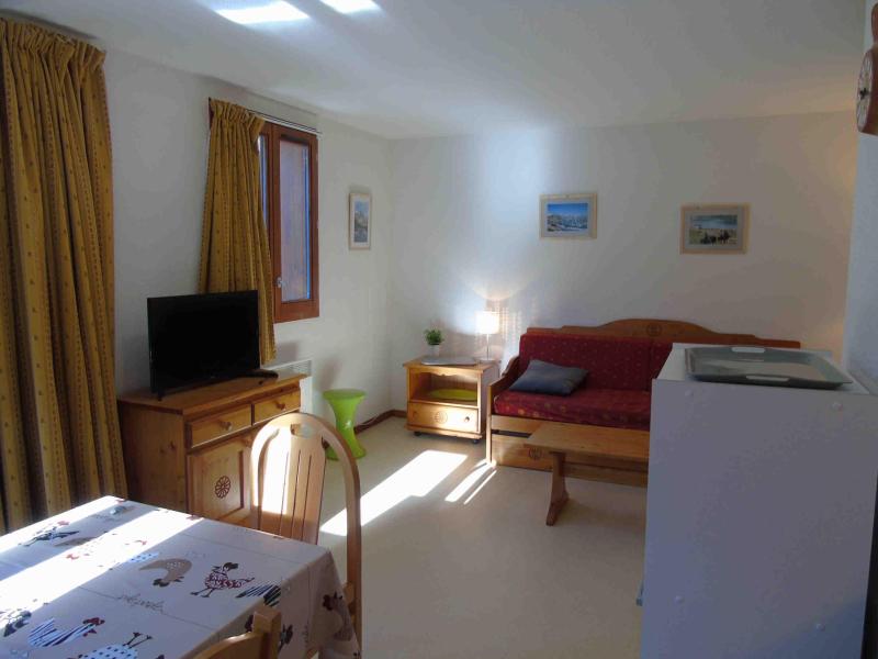 Skiverleih 3-Zimmer-Holzhütte für 6 Personen (I34) - Chalet Arrondaz - Valfréjus - Wohnzimmer