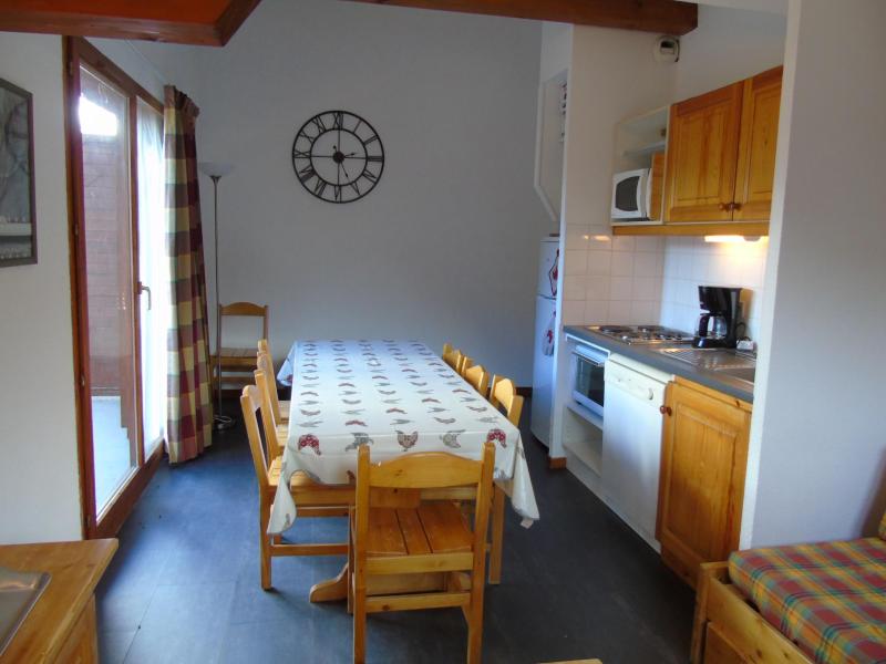 Skiverleih 4-Zimmer-Holzhütte für 8 Personen (F7) - Chalet Arrondaz - Valfréjus - Wohnzimmer