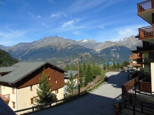 Skiverleih 4-Zimmer-Holzhütte für 8 Personen (J01) - Chalet Arrondaz - Valfréjus - Balkon