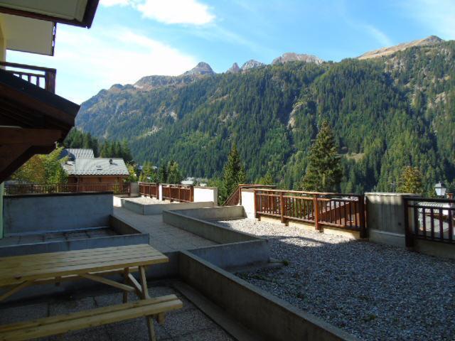 Skiverleih 4-Zimmer-Holzhütte für 8 Personen (J01) - Chalet Arrondaz - Valfréjus - Balkon