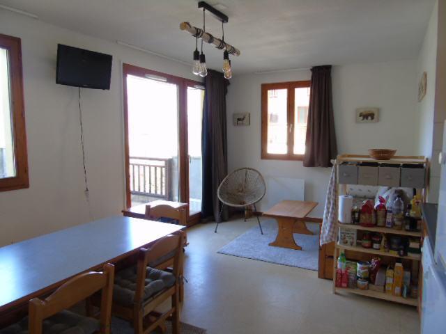 Skiverleih 4-Zimmer-Holzhütte für 8 Personen (J01) - Chalet Arrondaz - Valfréjus - Wohnzimmer