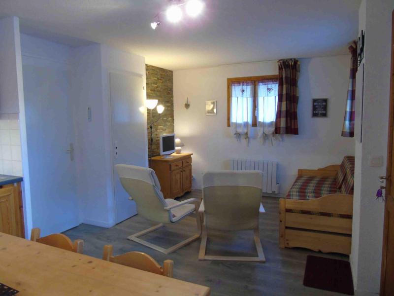 Ski verhuur Appartement 2 kamers 6 personen (E2) - Chalet Arrondaz - Valfréjus - Woonkamer