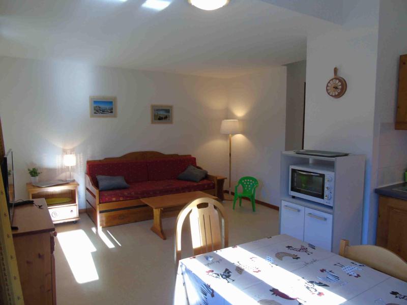 Ski verhuur Appartement 3 kabine kamers 6 personen (I34) - Chalet Arrondaz - Valfréjus - Woonkamer