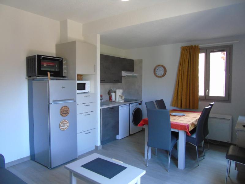 Ski verhuur Appartement 3 kamers 6 personen (I04) - Chalet Arrondaz - Valfréjus - Woonkamer