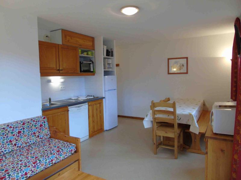 Ski verhuur Appartement 4 kabine kamers 8 personen (G11) - Chalet Arrondaz - Valfréjus - Woonkamer