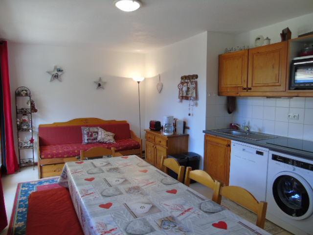 Ski verhuur Appartement 4 kabine kamers 8 personen (J13) - Chalet Arrondaz - Valfréjus - Woonkamer