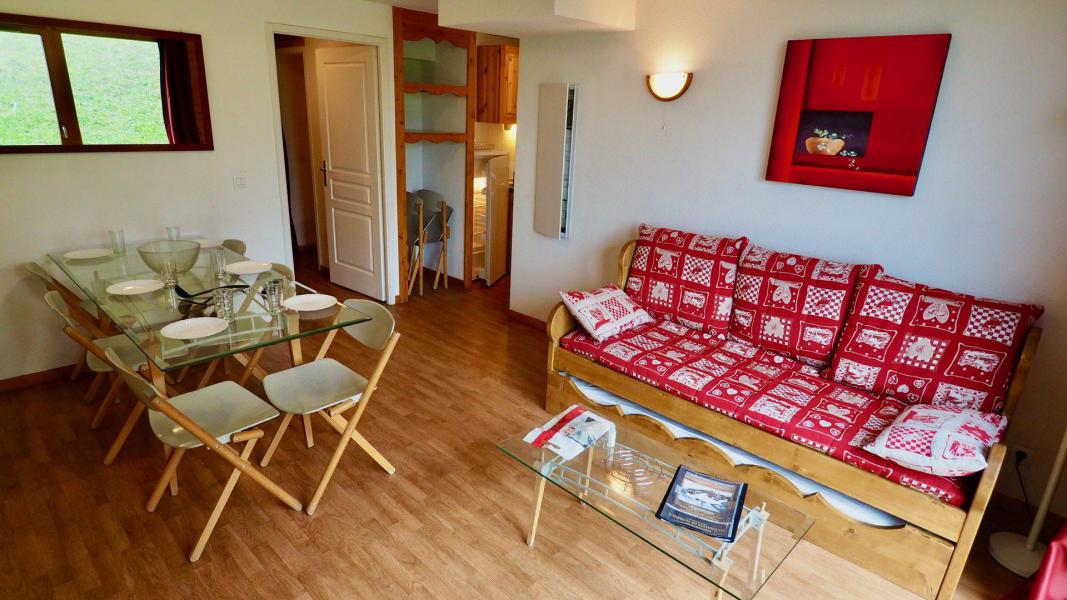 Skiverleih 2-Zimmer-Holzhütte für 8 Personen (205) - Chalet de Florence - Valfréjus - Wohnzimmer