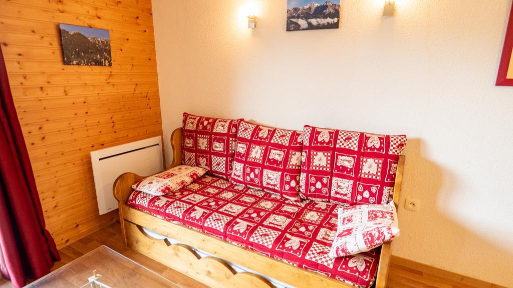 Ski verhuur Appartement 2 kamers 4 personen (PMR faciliteiten) (17) - Chalet de Florence - Valfréjus - Woonkamer