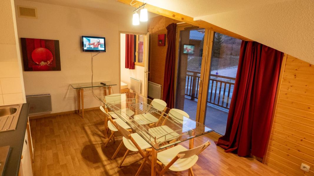 Ski verhuur Appartement 3 kamers bergnis 8 personen (43) - Chalet de Florence - Valfréjus - Woonkamer