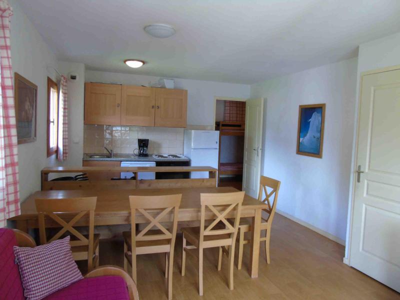 Ski verhuur Appartement 3 kamers bergnis 8 personen (B5) - Résidence Belvédère Busseroles - Valfréjus - Woonkamer