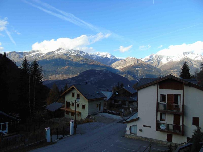 Ski verhuur Appartement 3 kamers bergnis 8 personen (B8) - Résidence Belvédère Busseroles - Valfréjus - Balkon