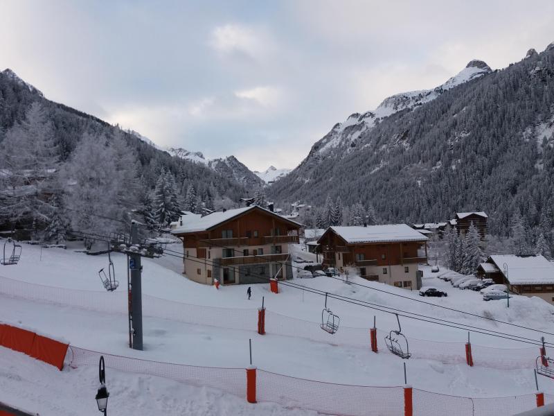 Urlaub in den Bergen Studio Schlafnische 2 Personen (112) - Résidence Chalet Club - Valfréjus - Draußen im Winter