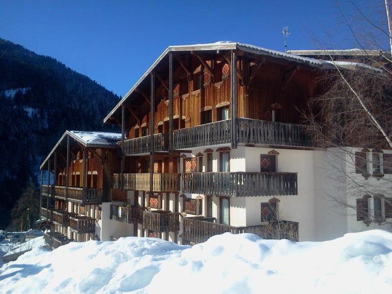 Urlaub in den Bergen Studio Schlafnische 2 Personen (112) - Résidence Chalet Club - Valfréjus - Draußen im Winter