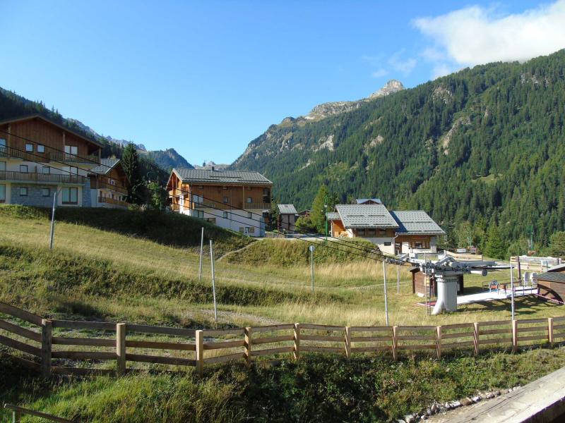 Skiverleih Studio Schlafnische 2 Personen (112) - Résidence Chalet Club - Valfréjus - Balkon