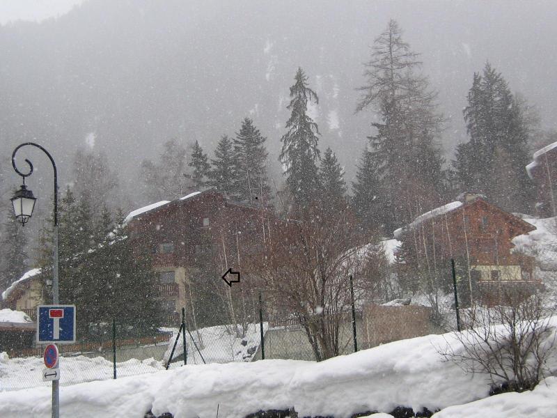 Holiday in mountain resort Studio sleeping corner 4 people (25) - Résidence Chamois - Valfréjus - Winter outside