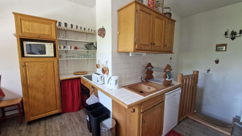 Wynajem na narty Apartament duplex 4 pokojowy 12 osób (00) - Résidence Charmaix - Valfréjus - Kuchnia