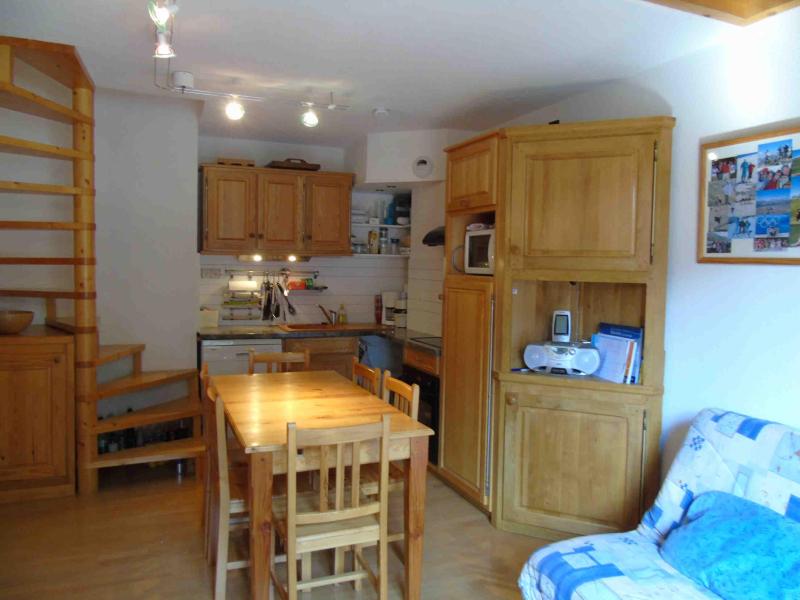 Ski verhuur Appartement 3 kamers 6 personen (12) - Résidence Charmaix - Valfréjus - Woonkamer