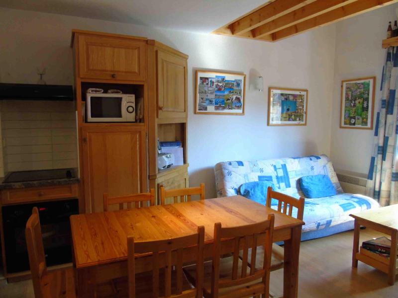 Ski verhuur Appartement 3 kamers 6 personen (12) - Résidence Charmaix - Valfréjus - Woonkamer