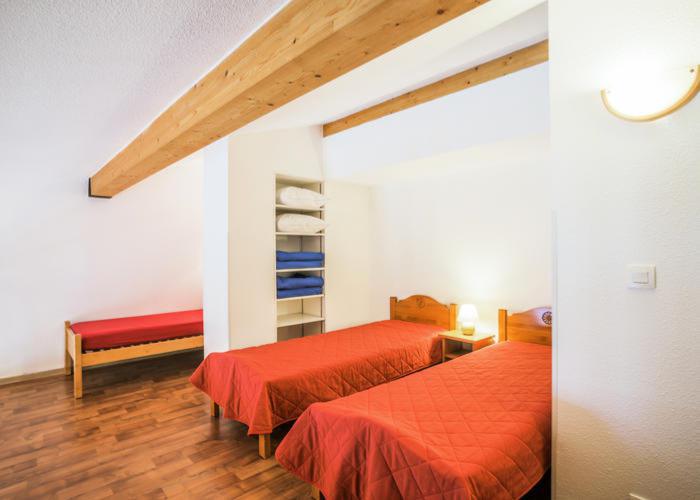 Alquiler al esquí Apartamento 3 piezas para 7 personas (72) - Résidence Cheval Blanc - Valfréjus - Habitación
