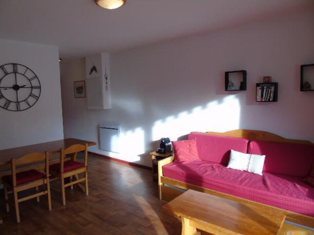 Ski verhuur Appartement 3 kamers 6 personen (62) - Résidence Cheval Blanc - Valfréjus - Woonkamer