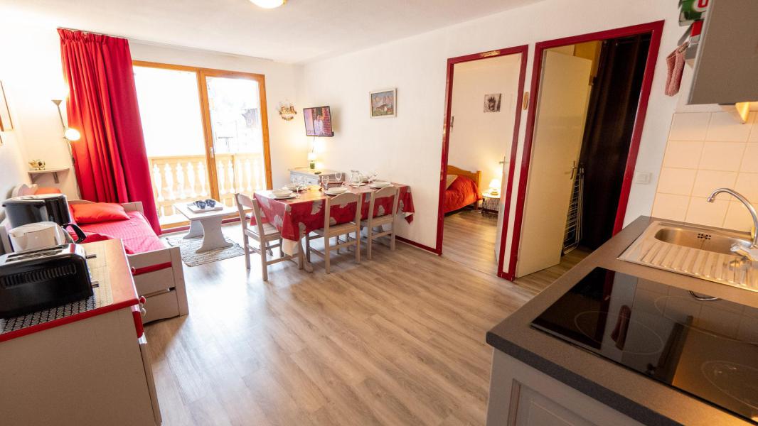 Location au ski Appartement 3 pièces cabine 6 personnes (55) - Résidence Cheval Blanc - Valfréjus - Séjour