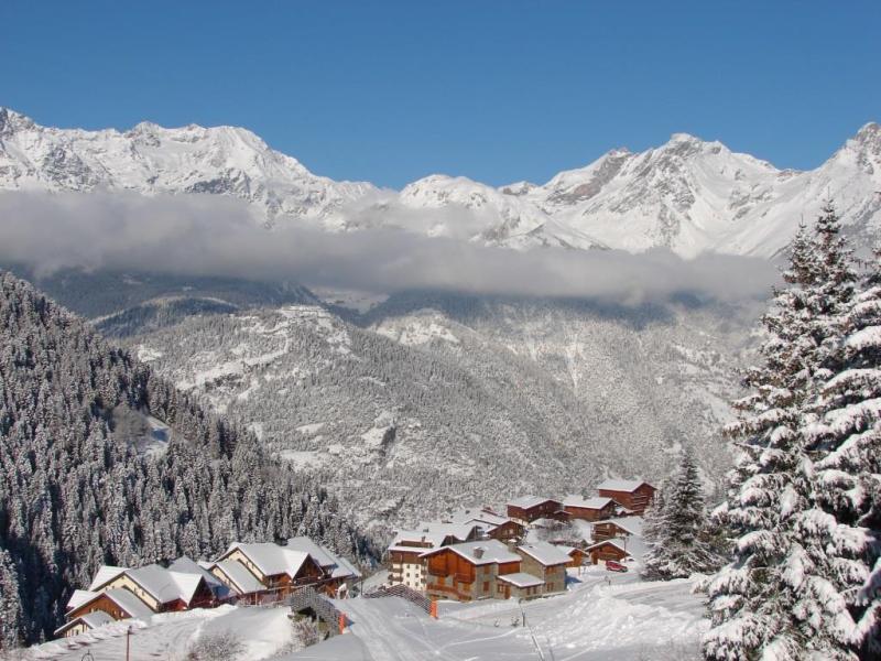 Аренда на лыжном курорте Résidence du Cheval Blanc - Valfréjus - зимой под открытым небом