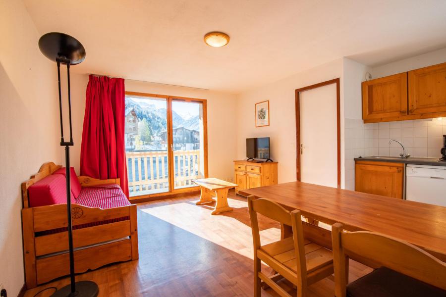 Ski verhuur Appartement 2 kabine kamers 6 personen (53) - Résidence du Cheval Blanc - Valfréjus - Woonkamer