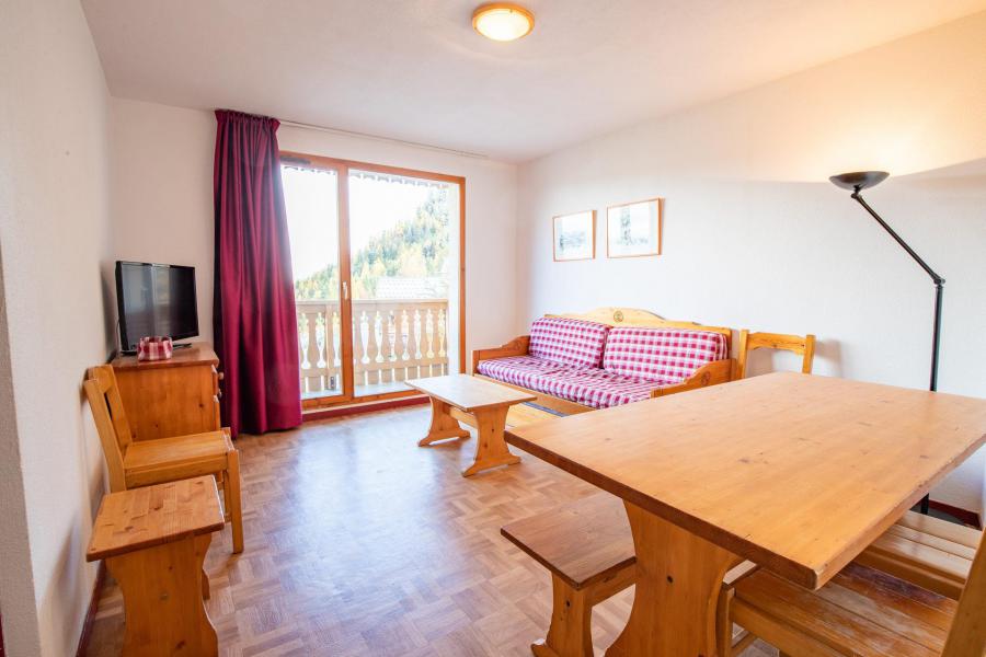 Ski verhuur Appartement 2 kamers 6 personen (49) - Résidence du Cheval Blanc - Valfréjus - Woonkamer