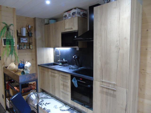 Location au ski Appartement 3 pièces cabine 6 personnes (40) - Résidence la Chaviere - Valfréjus - Kitchenette