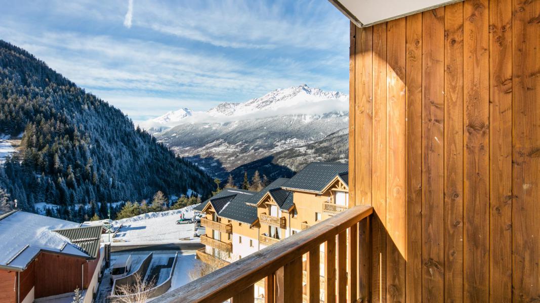 Ski verhuur Résidence la Turra - Valfréjus - Balkon