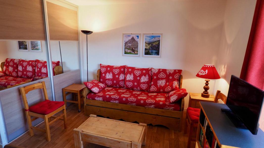 Ski verhuur Appartement 2 kabine kamers 8 personen (31) - Résidence le Grand Argentier - Valfréjus - Woonkamer