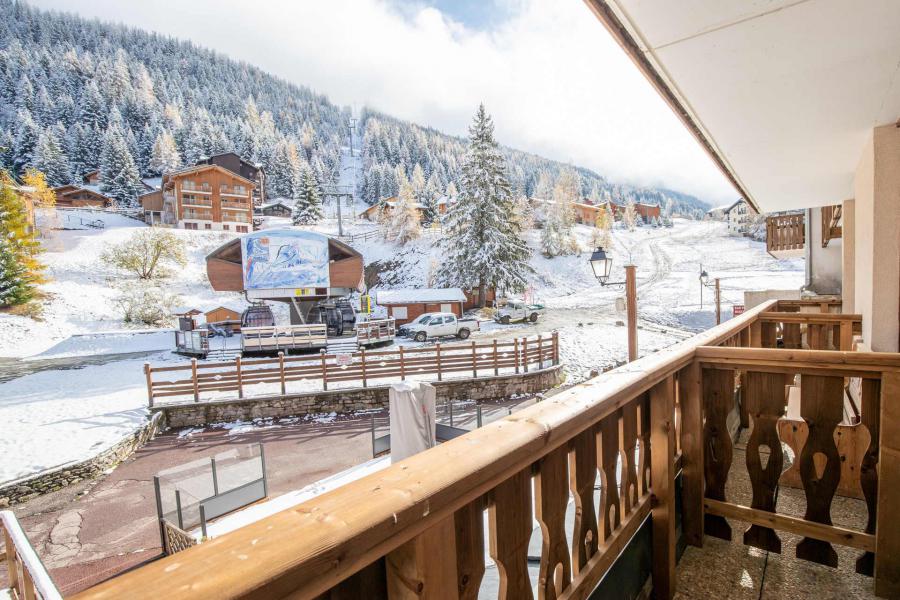 Ski verhuur Studio 3 personen (127) - Résidence le Thabor D - Valfréjus - Balkon