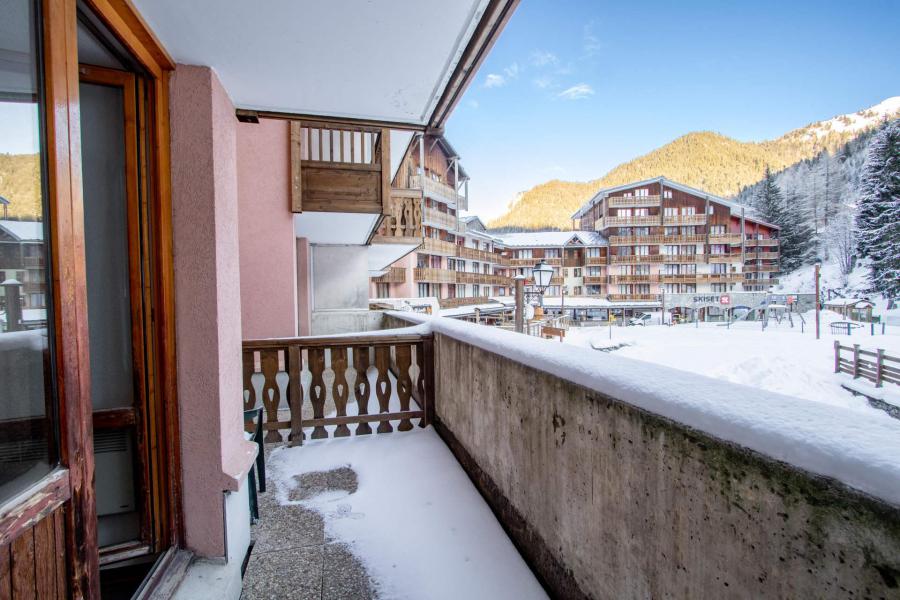 Ski verhuur Studio cabine 4 personen (174) - Résidence le Thabor E - Valfréjus - Terras